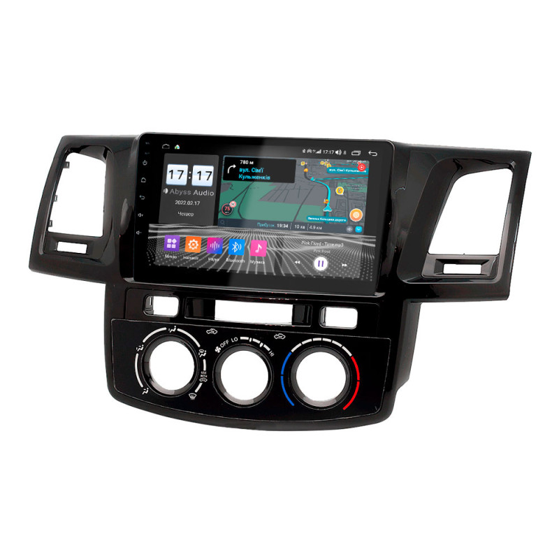 Android head unit Abyss Audio QS-9154 for Toyota Hilux (Air Conditioning) 2012-2015