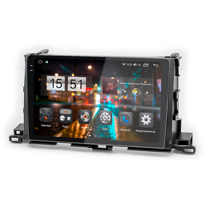 Android head unit Abyss Audio QXR-0133 for Toyota Highlander XU50 2015+