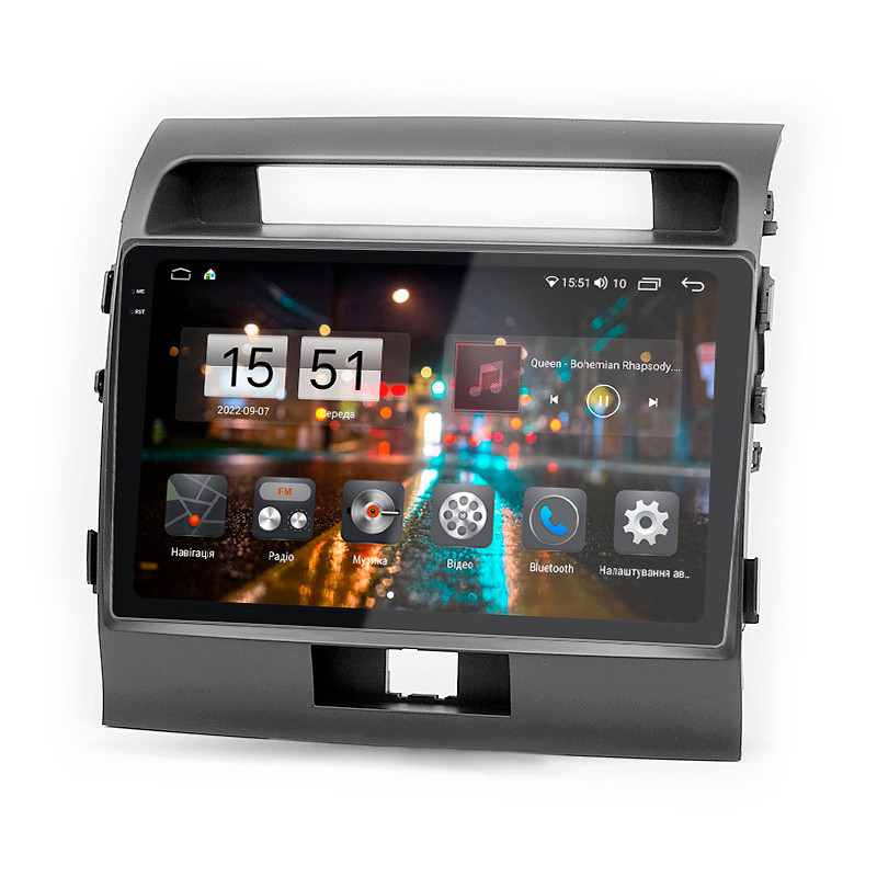 Android head unit Abyss Audio QXR-0142 for Toyota LANDCRUISER 200 2008-2012