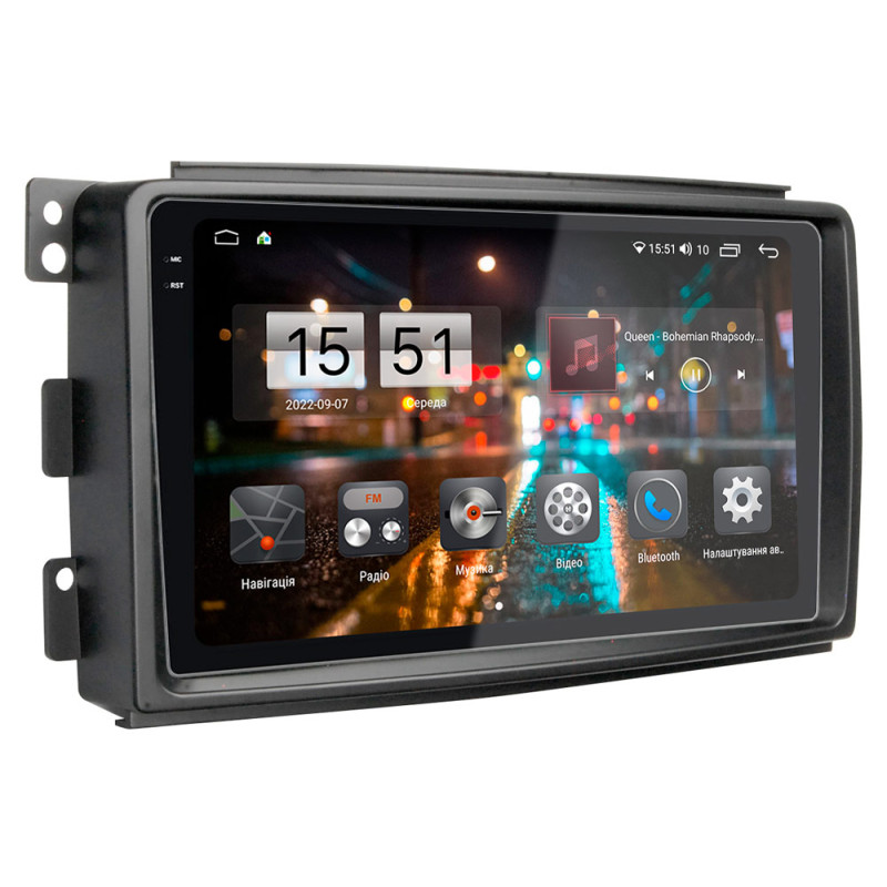 Android head unit Abyss Audio QXR-9345 for Smart ForTwo 2007-2010
