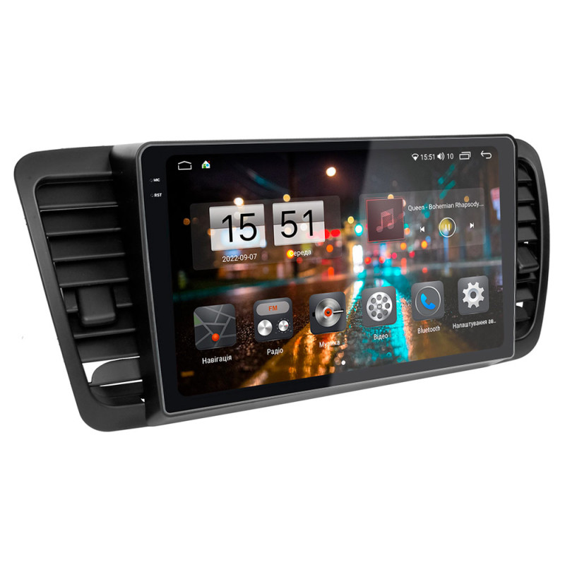 Android head unit Abyss Audio QXR-9350 for Subaru Legacy / Outback 2003-2009