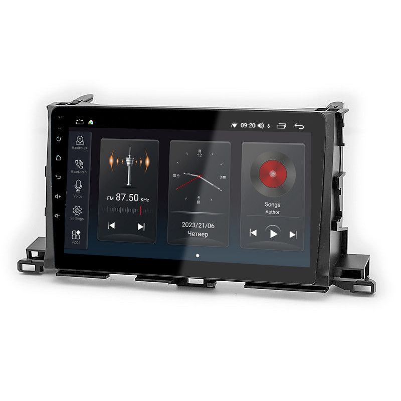 Android head unit Abyss Audio SP-0133 for Toyota Highlander XU50 2015+