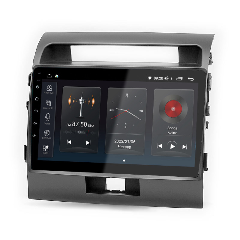 Android head unit Abyss Audio SP-0142 for Toyota LANDCRUISER 200 2008-2012