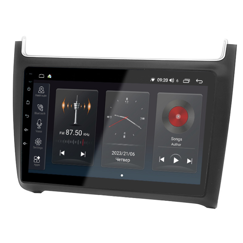 Android head unit Abyss Audio SP-9104 for Volkswagen Polo 2012-2015