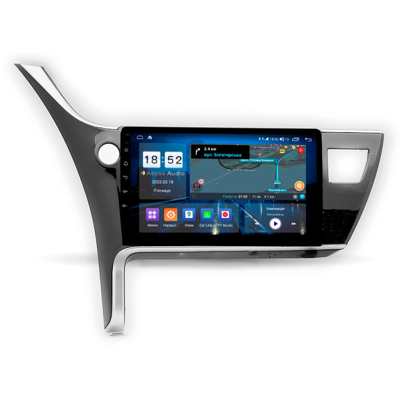 Štátní audio systém Abyss Audio QS-0120 pro Toyota Corolla E180 (2016–2019)