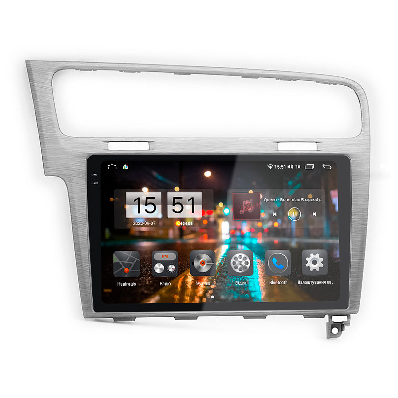 Android head unit Abyss Audio QXR-0105 for Volkswagen GOLF7 2013-2015 Gray