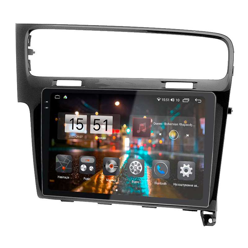 Android head unit Abyss Audio QXR-0105 for Volkswagen GOLF7 2013-2015 Gray