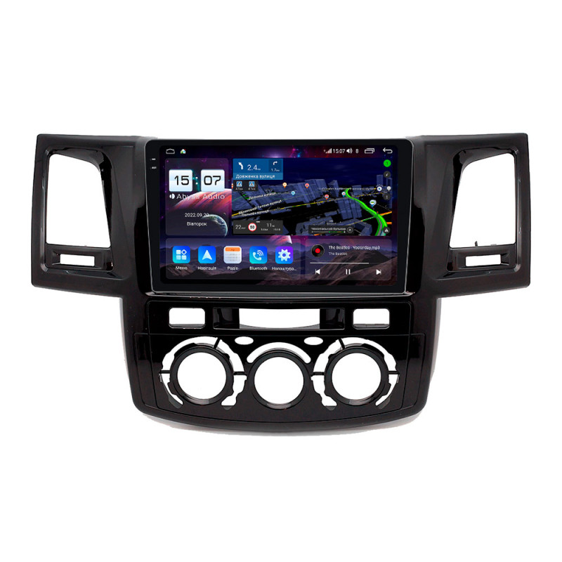 Android head unit Abyss Audio QXR-9153 for Toyota Hilux 2012-2015