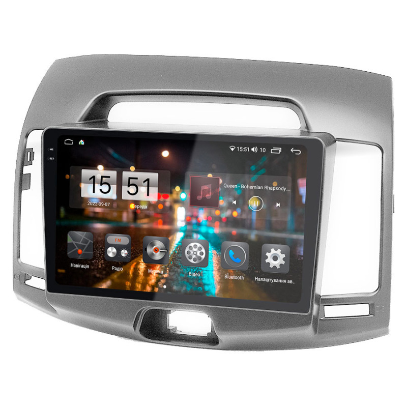 Android head unit Abyss Audio QXR-9209 for Hyundai Elantra 2008-2010