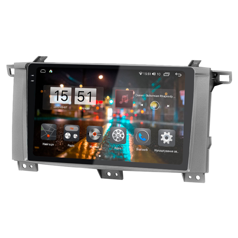 Android head unit Abyss Audio QXR-9140 for Toyota LANDCRUISER 100 GX 2005+