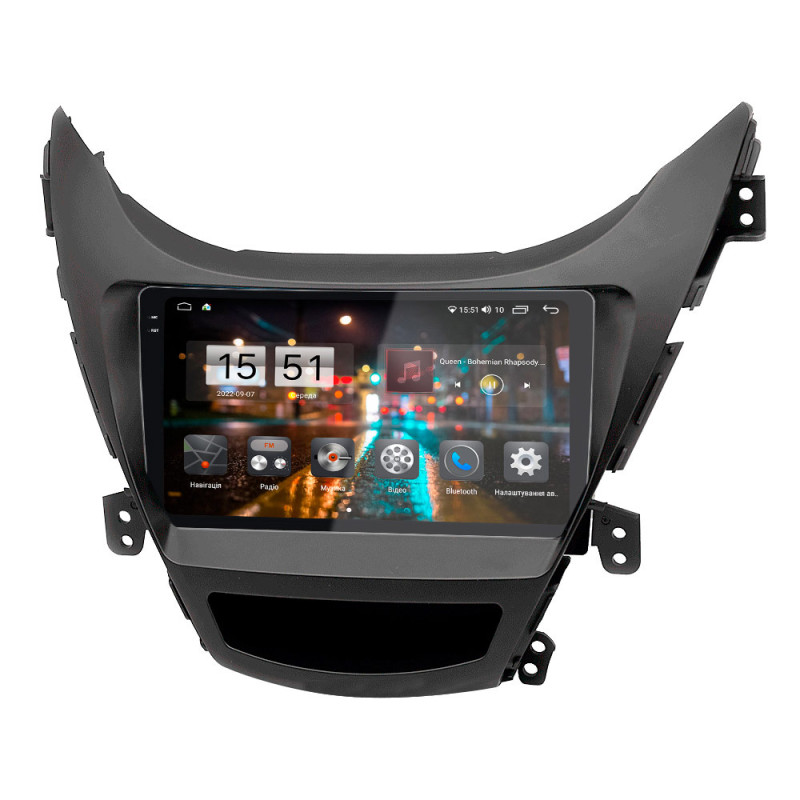 Android head unit Abyss Audio QXR-9211 for Hyundai Elantra 2014-2016