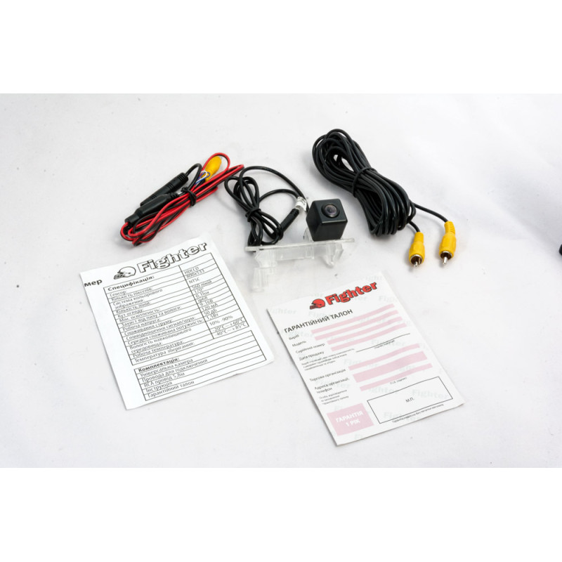 Zadní kamera Fighter CS-HCCD+FM-12 pro VW Golf VI, Jetta, Passat (B7), Touareg, Touran, Polo Sedan
