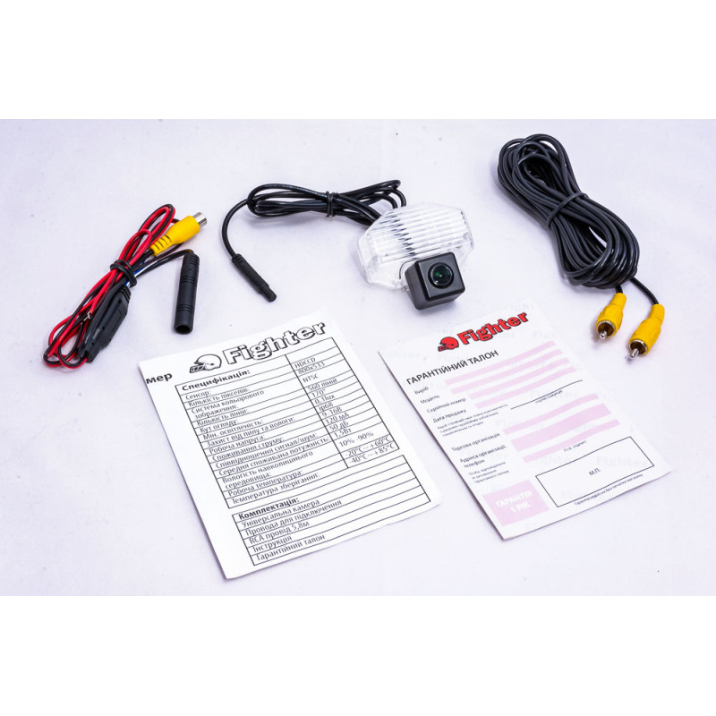 Rearview camera Fighter CS-HCCD+FM-31 for Toyota Corolla (E140(10 gen.))