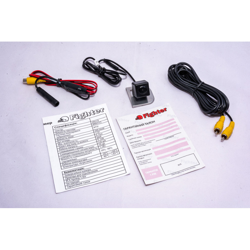 Rearview camera Fighter CS-HCCD+FM-49 for Ford Focus 3, B-MAX, Tourneo Connect, Transit Connect *Fits OEM trunk handle