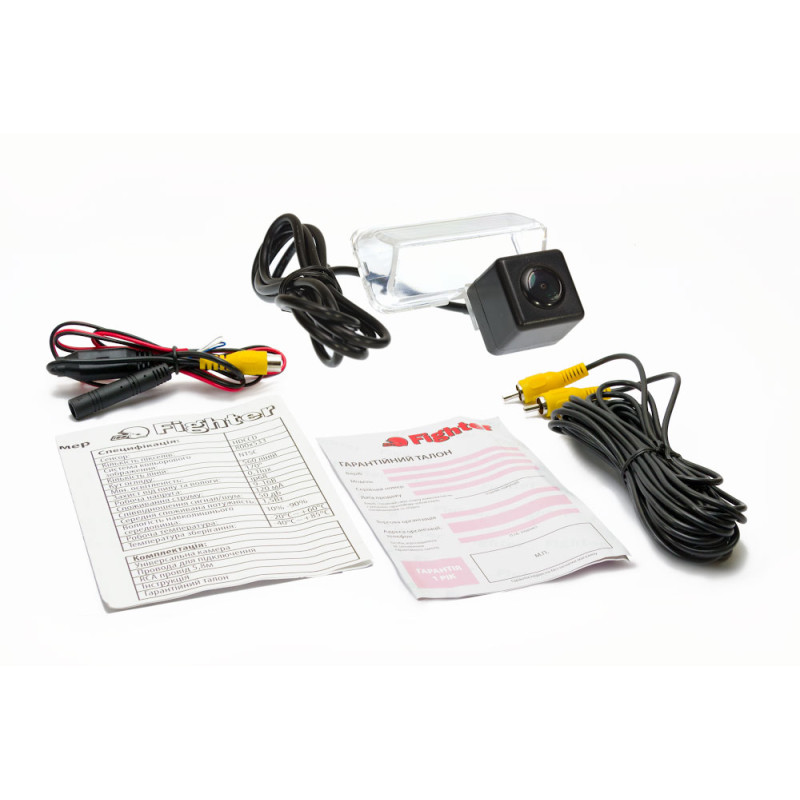Rearview camera Fighter CS-HCCD+FM-75 for Peugeot 206, 207, 307