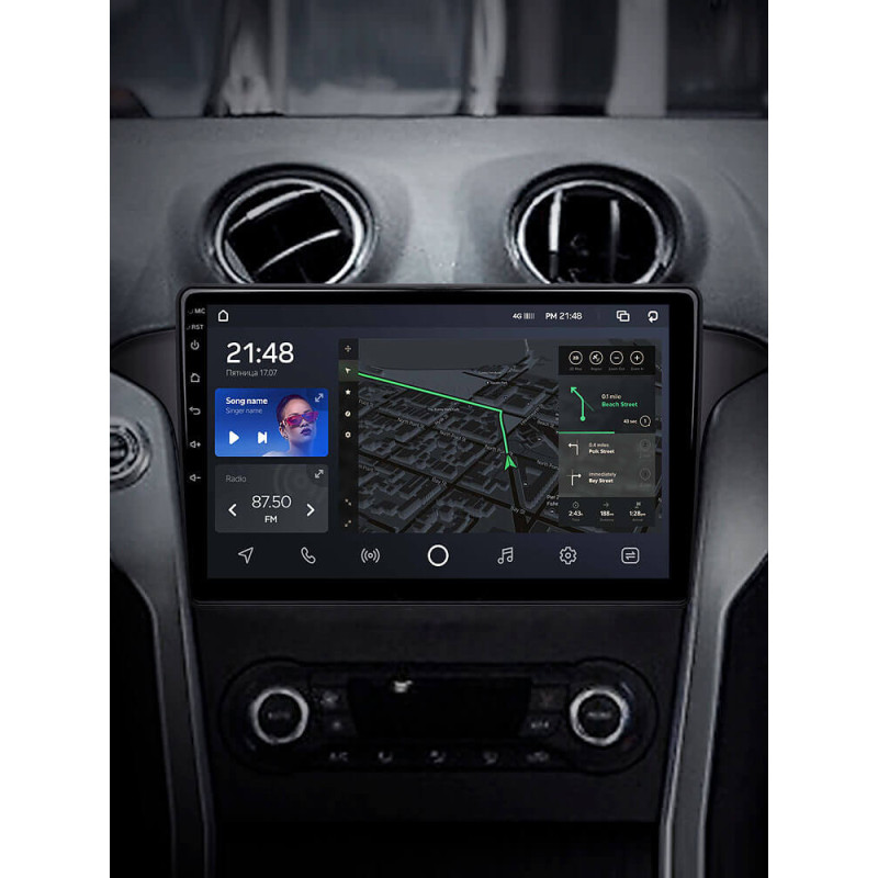Android head unit AMS T1010 6+128 Gb Ford Mondeo 4 2011-2014 10″
