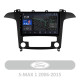 Android head unit AMS T910 6+128 Gb Ford S-MAX 1 2006-2015 (F1) 9″