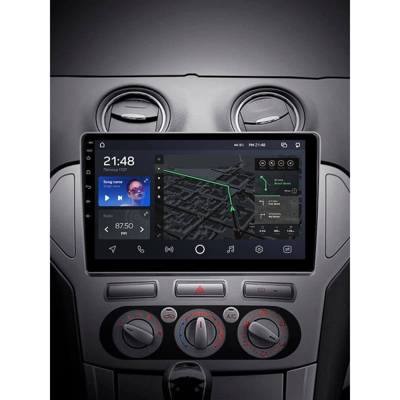 Android head unit AMS T1010 6+128 Gb Ford Mondeo 4 2006-2010 10″