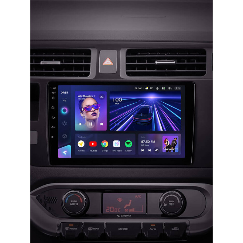 Android head unit Teyes CC3L 4+32 Gb Kia RIO 4 K3 2011-2015 9″