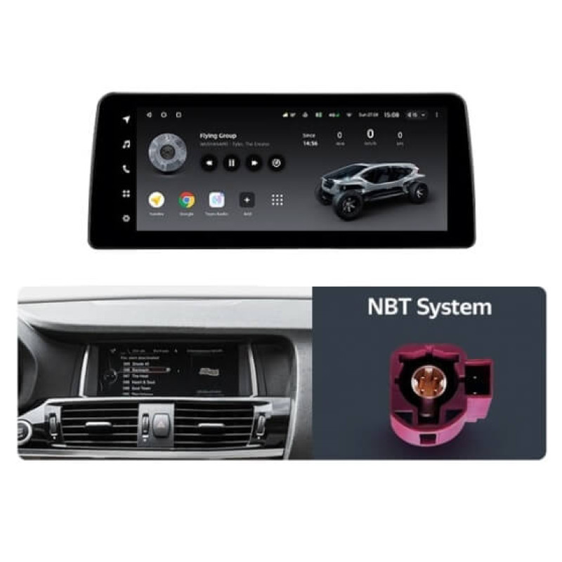 Android head unit Teyes LUX ONE 6+128 Gb BMW X3 F25 NBT 2014-2017 12.3″