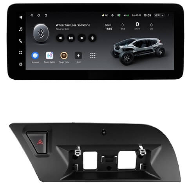 Estéreo de fábrica Teyes LUX ONE 6+128 GB Audi A4 B8 2007-2015 (A) 12.3