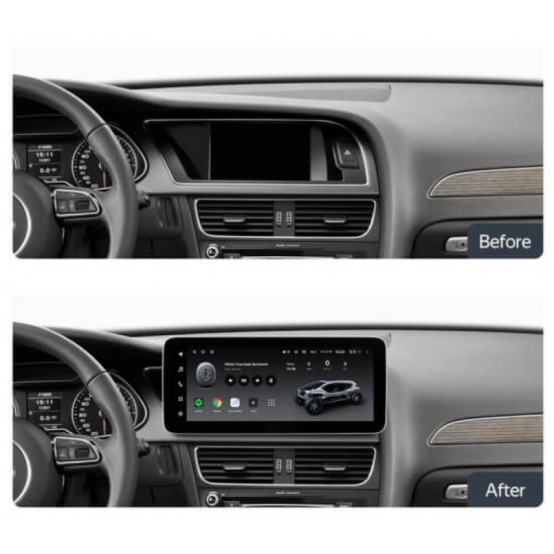 Estéreo de fábrica Teyes LUX ONE 6+128 GB Audi A4 B8 2007-2015 (A) 12.3