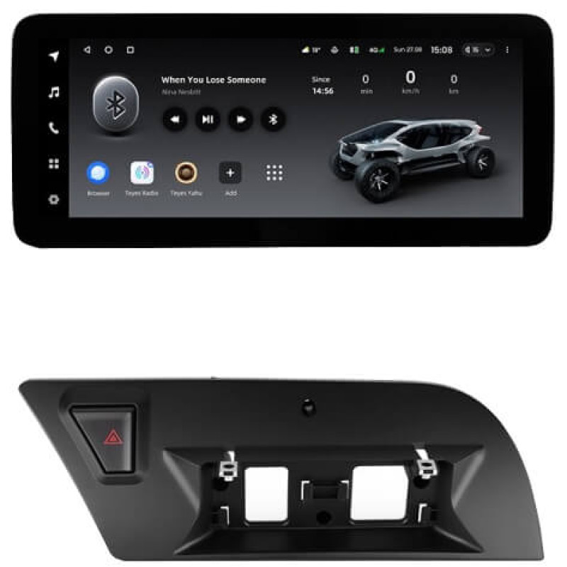 Estéreo de fábrica Teyes LUX ONE 6+128 GB para Audi A4 B8 (2007-2015) (B) 12.3″