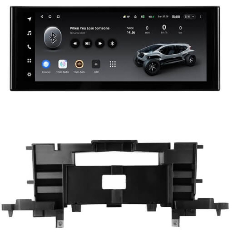 Android head unit Teyes LUX ONE 6+128 Gb Audi A4 B9 2015-2023 12.3″