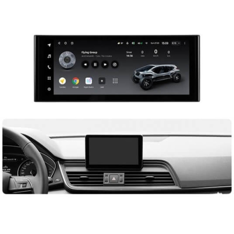 Android head unit Teyes LUX ONE 6+128 Gb Audi Q5 Q5L FY 2017-2023 12.3″