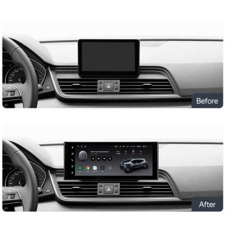Android head unit Teyes LUX ONE 6+128 Gb Audi Q5 Q5L FY 2017-2023 12.3″