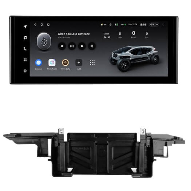 Štátní magnetofon Teyes LUX ONE 6+128 GB pro Audi A6/A6L C7 (2014–2018), 12,3″