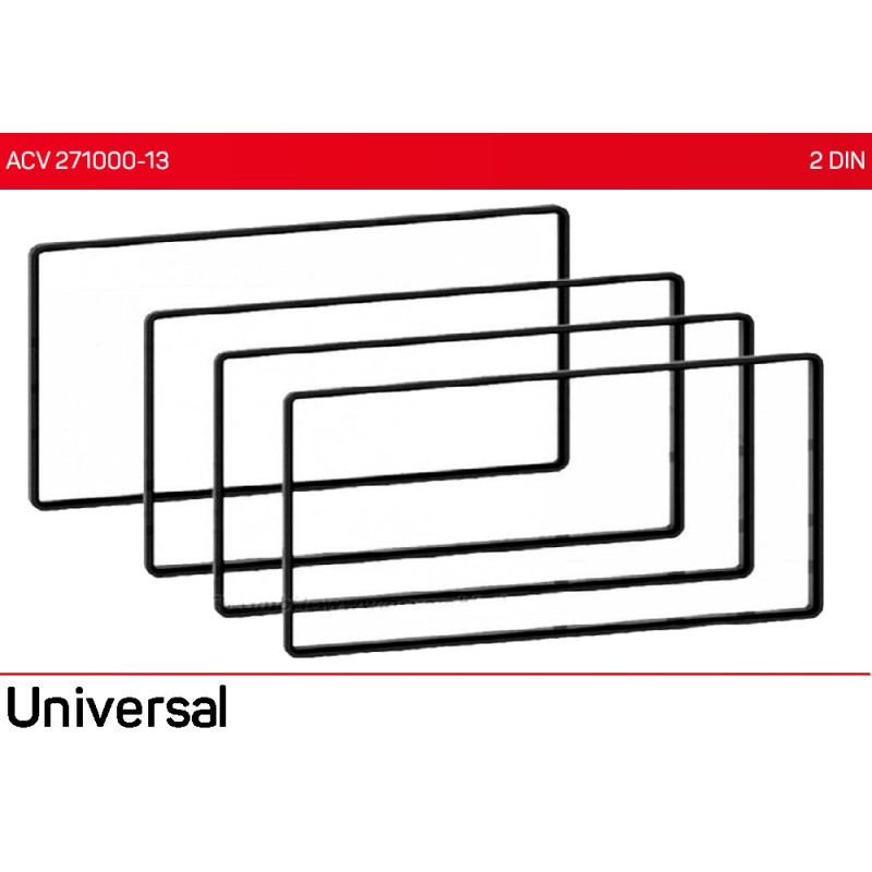 Decorative trim set 2 DIN ACV 271000-13