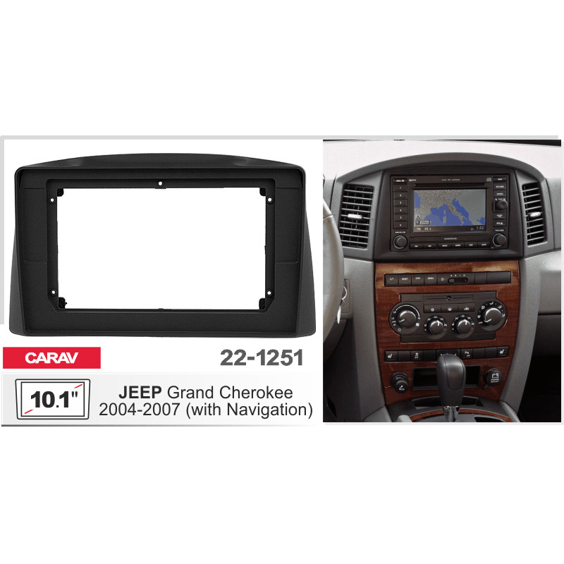 Übergangsrahmen Jeep Grand Cherokee Carav 22-1251