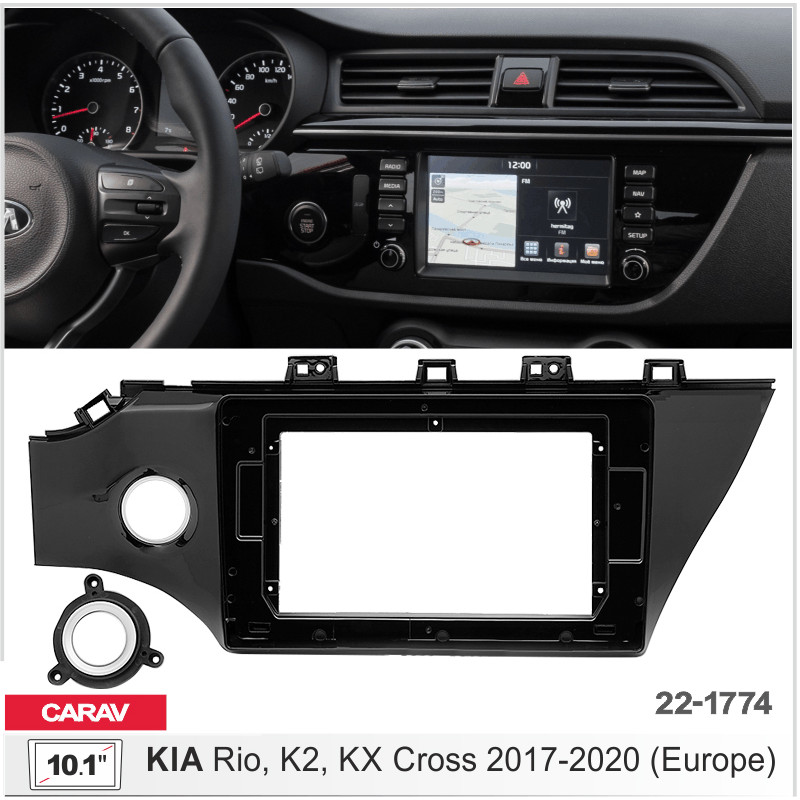 Adapter frame (for car) KIA Rio Carav 22-1774