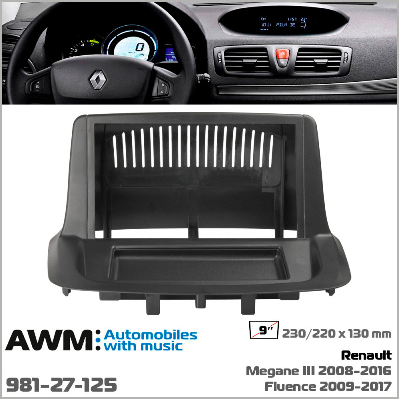 Übergangsgitter Renault Mégane III, Fluence AWM 981-27-125