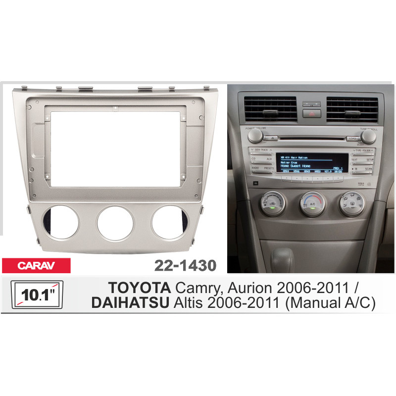 Adapter frame (for car) Toyota Camry, Aurion Carav 22-1430