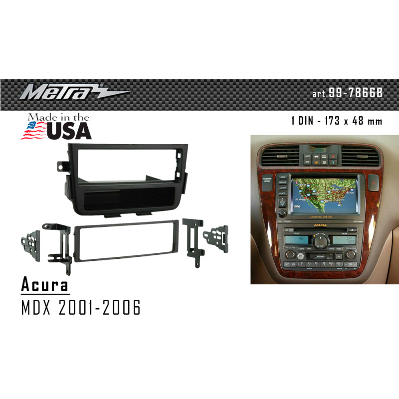 Adapter frame for Acura MDX Metra 99-7866