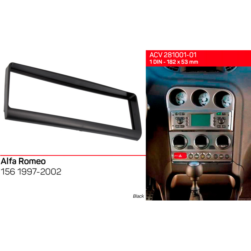 Adapter frame for Alfa Romeo 156 ACV 281001-01