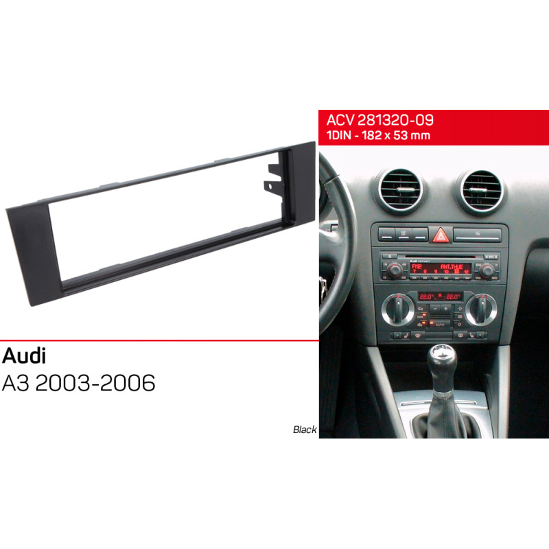 Přechodový rámeček pro Audi A3 ACV 281320-09