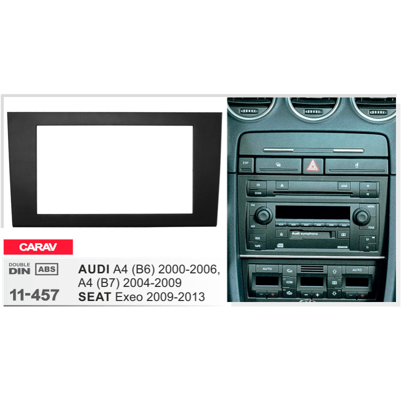 Adapter frame for Audi A4 Carav 11-457