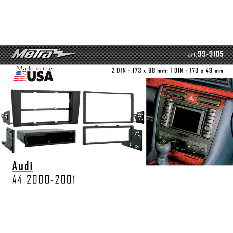 Übergangsrahmen für Audi A4 (Metra 99–9105)