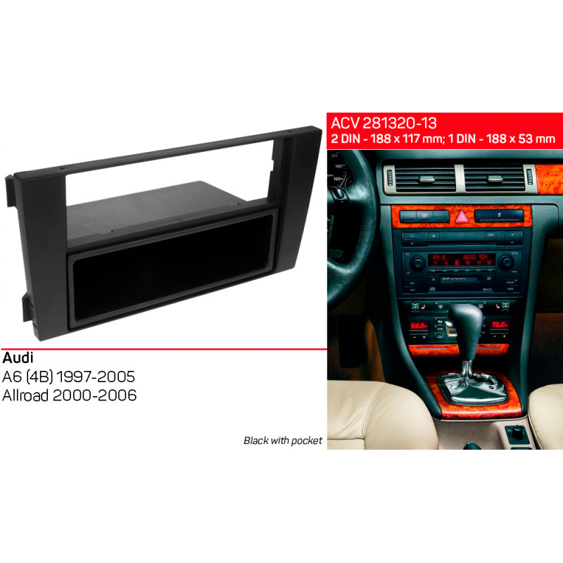 Ramka przejściowa dla Audi A6, Allroad ACV 281320-13