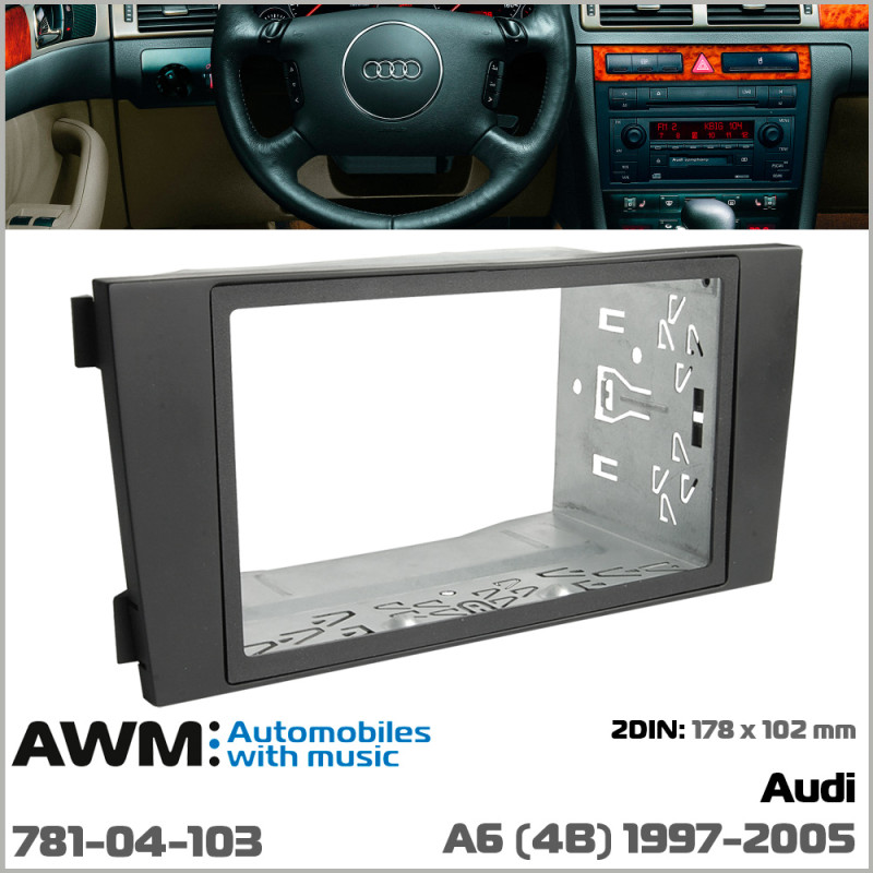 Adapter frame for Audi A6 AWM 781-04-103