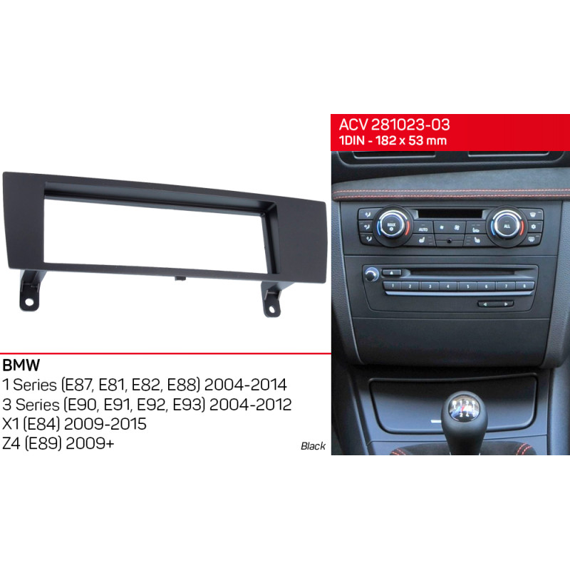 Přechodová ráma pro BMW 1 série, 3 série, X1, Z4 ACV 281023-03