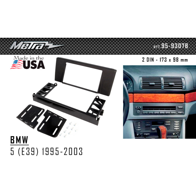 Adapter frame for BMW 5 Series (E39) Metra 95-9307