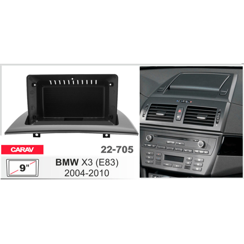Přechodová ráma pro BMW X3 (E83) Carav 22-705