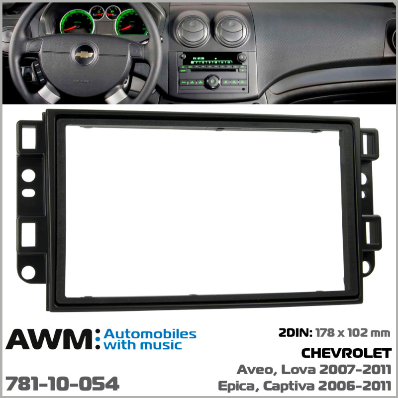 Přechodová ráma pro Chevrolet Aveo, Captiva, Epica (AWM 781-10-054)