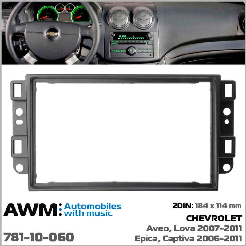 Ramka przejściowa dla Chevrolet Aveo, Captiva, Epica (kod: AWM 781-10-060)