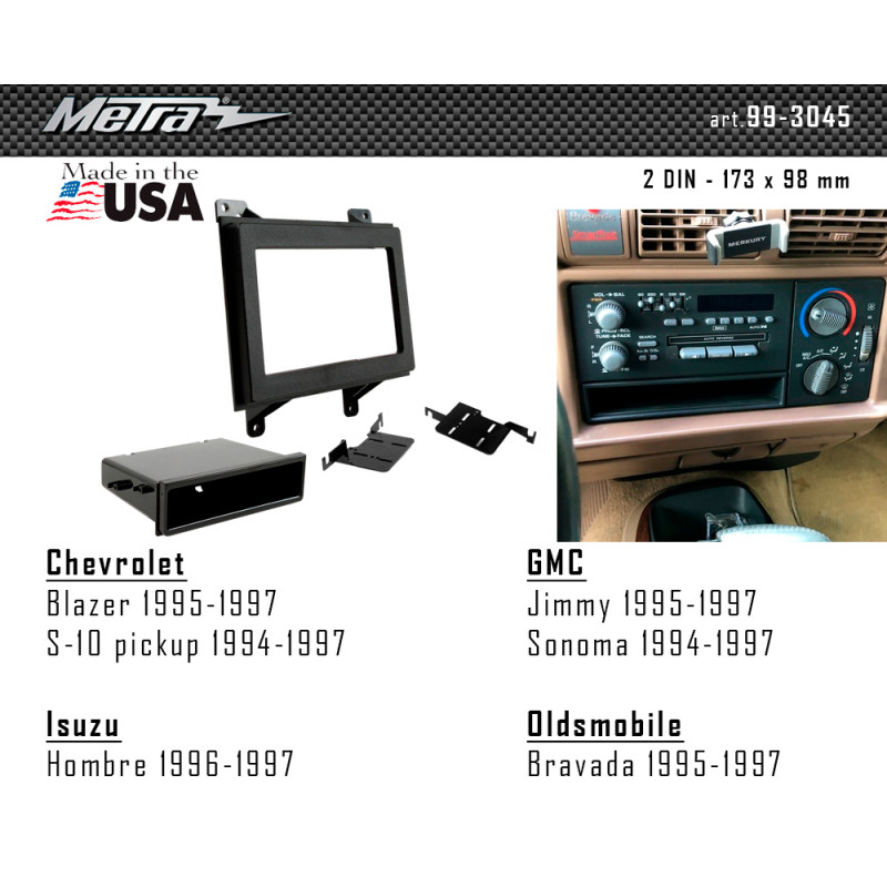 Estructura de transición para Chevrolet, GMC, Isuzu, Oldsmobile (modelos 1999-3045).