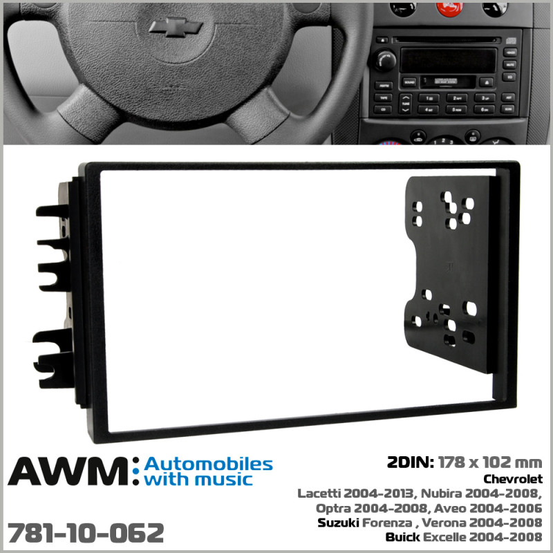 Adapter frame for Chevrolet Lacetti, Aveo, Tacuma, Nubira AWM 781-10-062